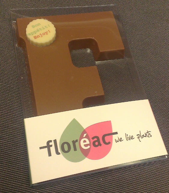 Floreac chocolade letter