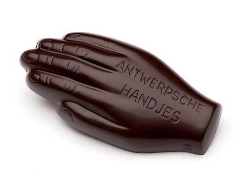 Antwerpse Handjes gevuld fondant